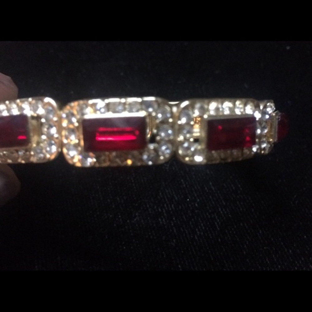 Ruby diamond bracelet costume Top Quality Stretch